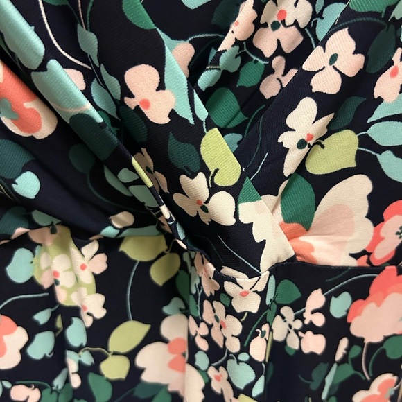 Tommy Hilfiger NWT Sz 8 Navy Blue & Multi Color Floral Dress - Picture 9 of 15